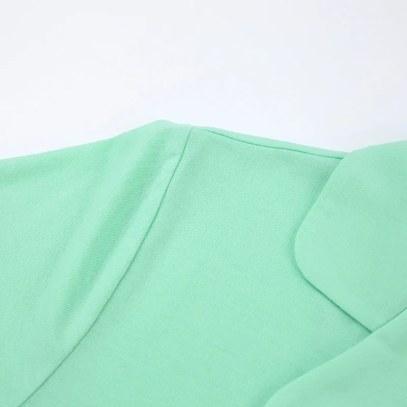 Women Pajamas Set 2 Piece Full Sleeve Trouser Nightwear Cozy Green Pajamas