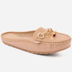 Women "MERVAT" Classic Back Less Mocassins