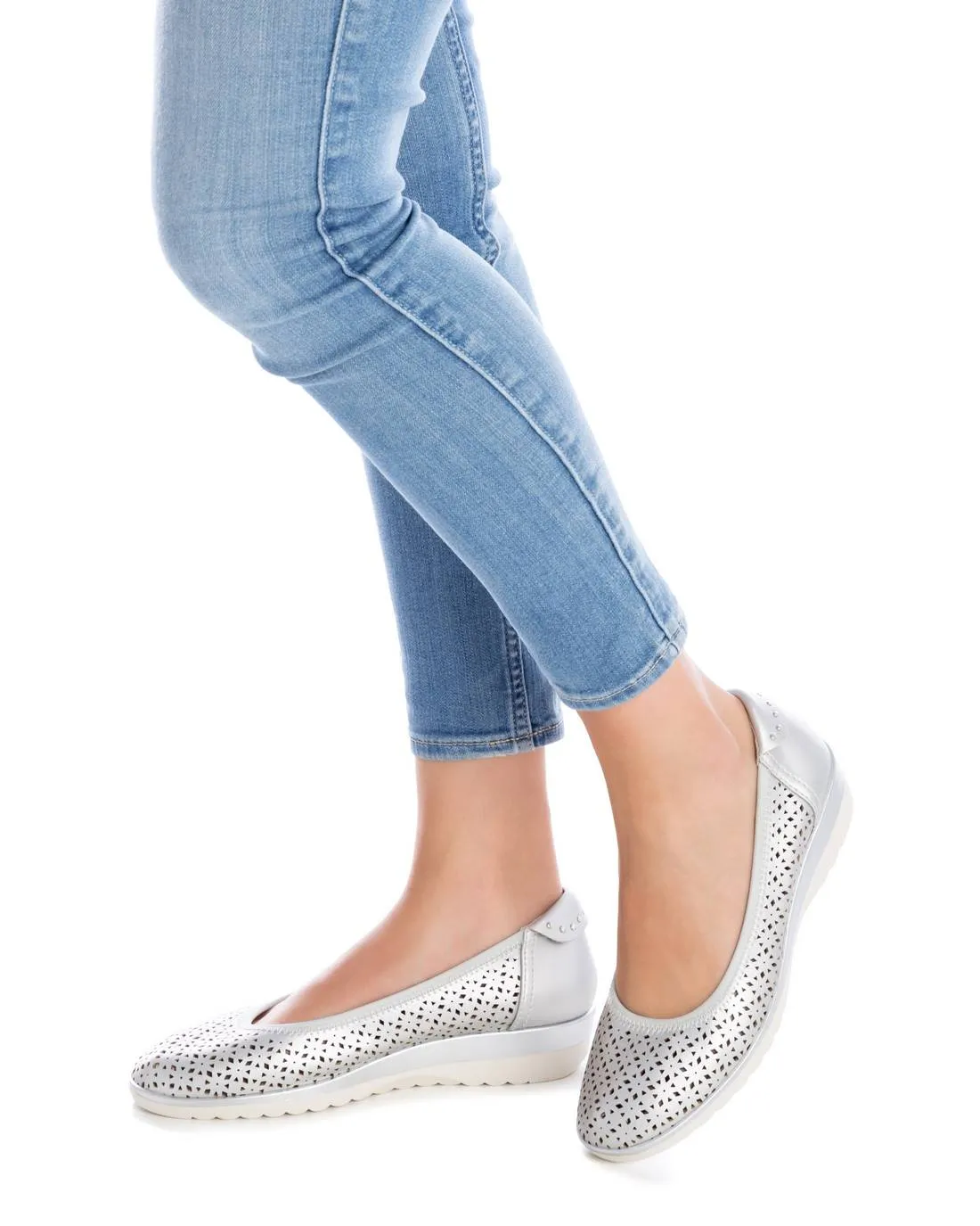Women's ballerinas 141147 SILVER