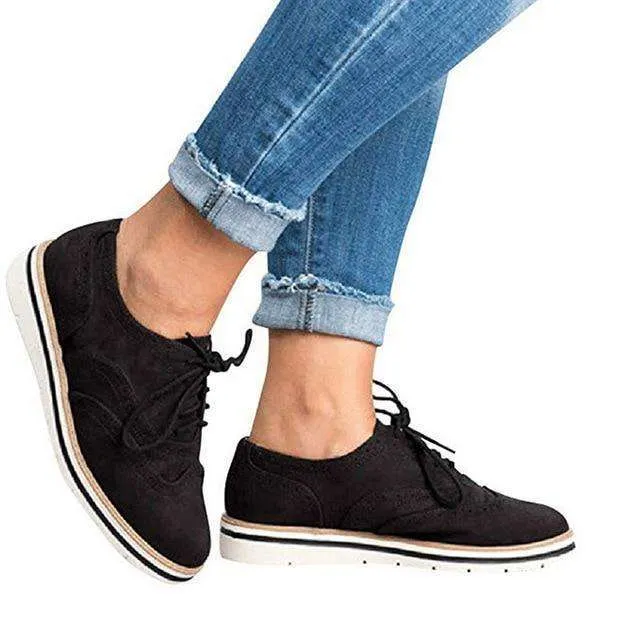 Women's Casual Lace up Oxfords Flats