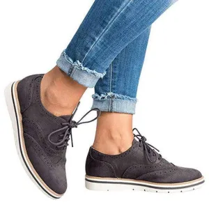 Women's Casual Lace up Oxfords Flats