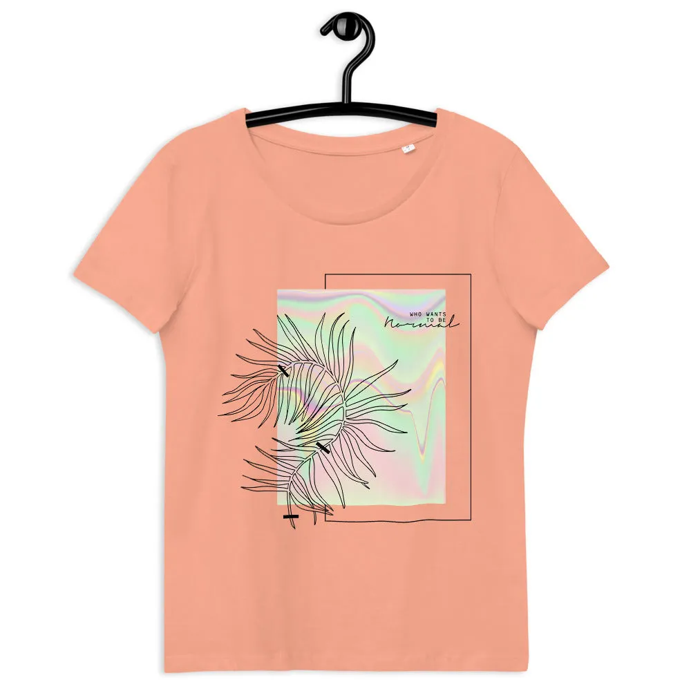 Women's fitted eco tee Rainbow