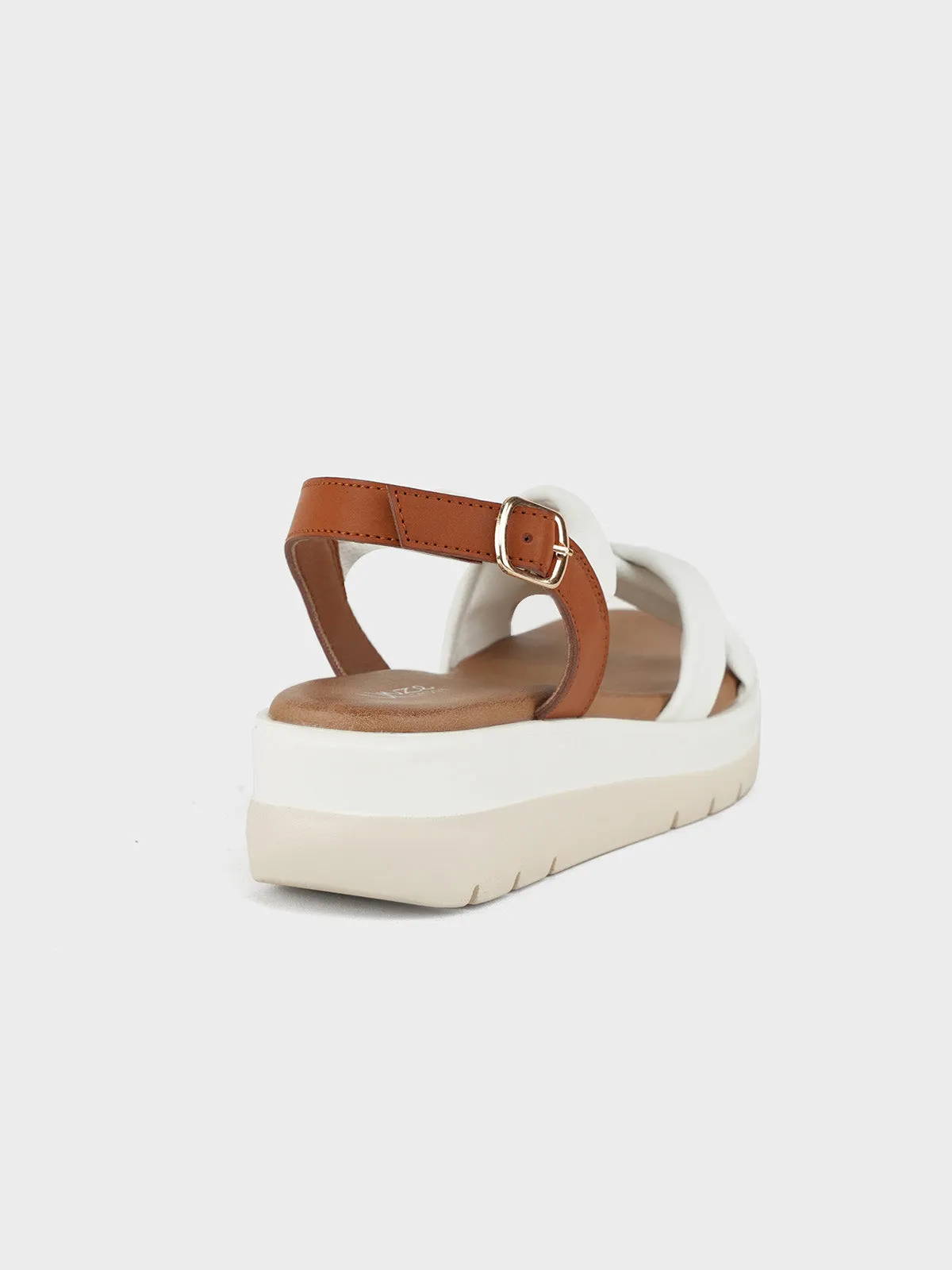Womens "LUELLA" Casual Cross Over Sandals