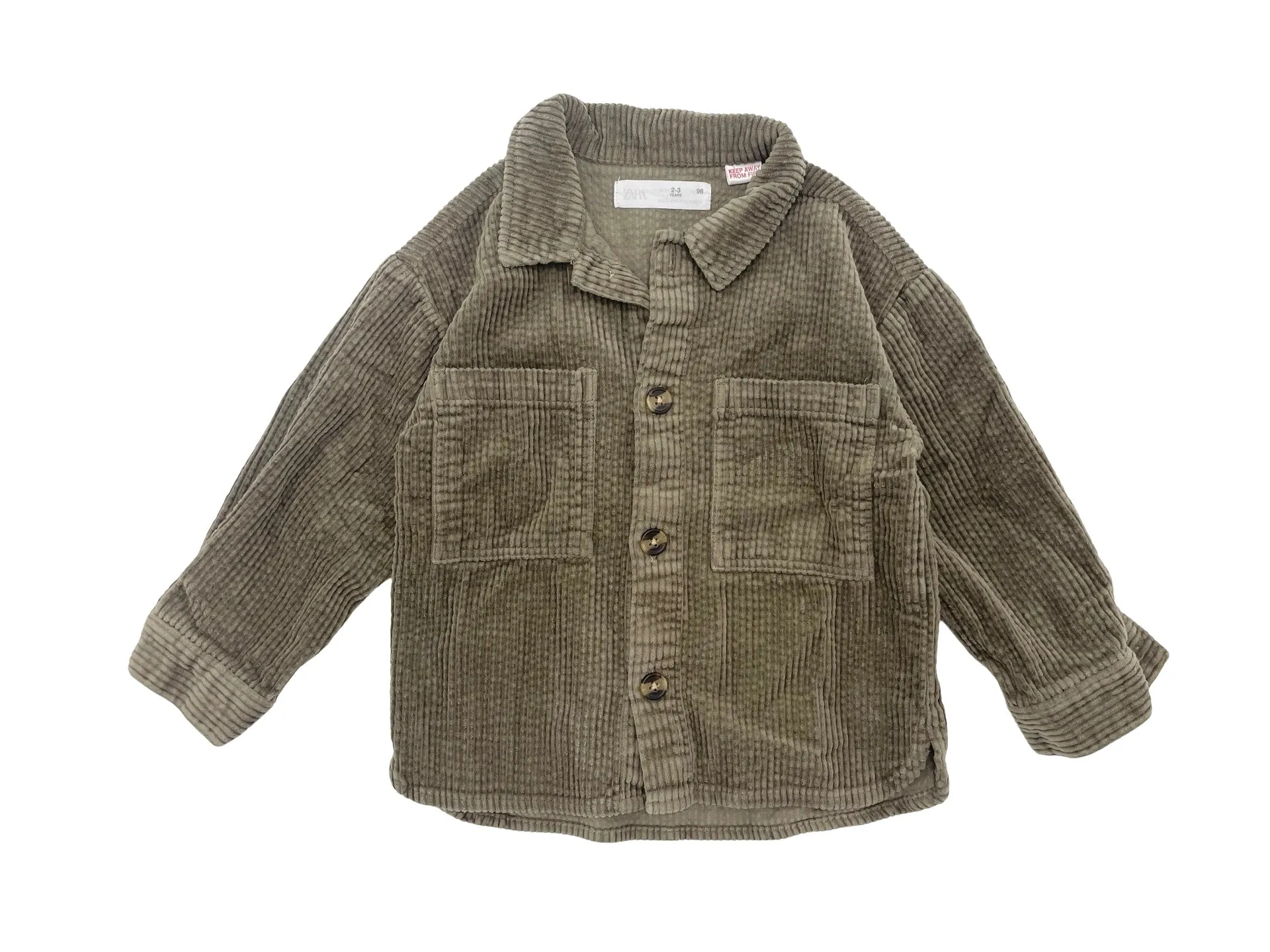 Zara lightweight cord shacket - 2-3