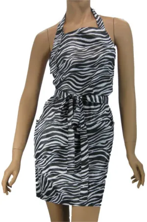 Zebra Hairdresser Apron